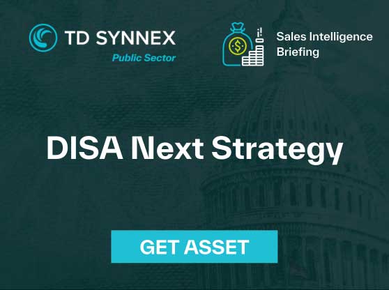 Text reads: DISA Next Strategy. CTA: Get Asset