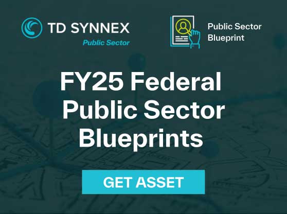 Text reads: FY25 Federal Public Sector Blueprints