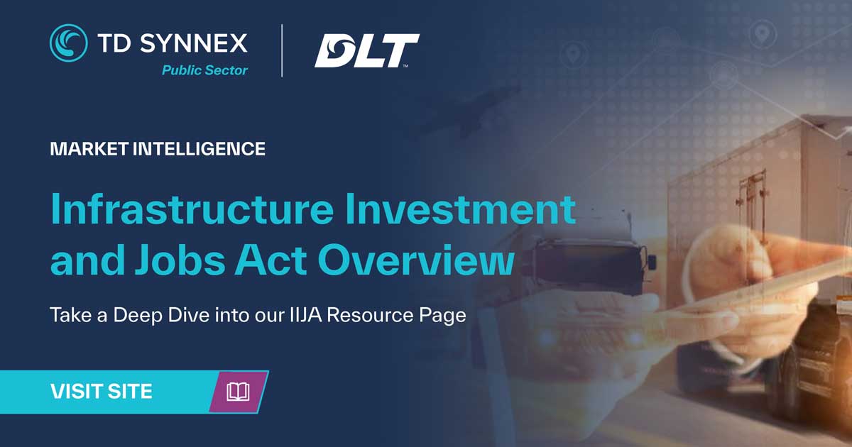 Text reads: Infrastructure Investment and Jobs Act (IIJA) Overview