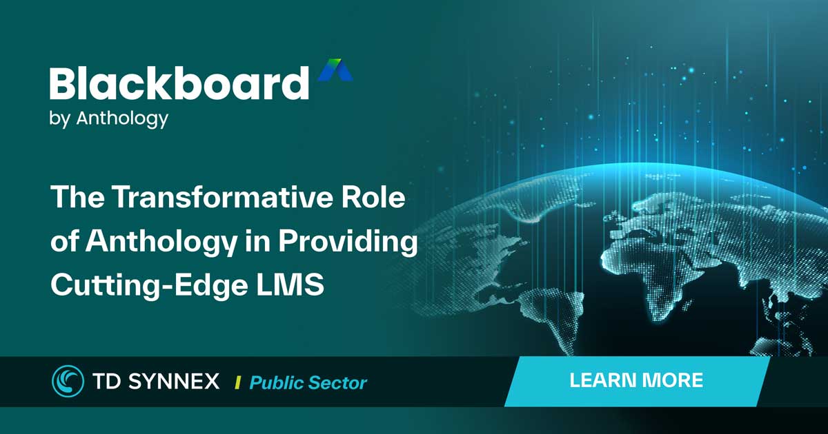 Text reads: The Transformative Role of Anthology in Providing Cutting-Edge LMS. CTA: Learn More