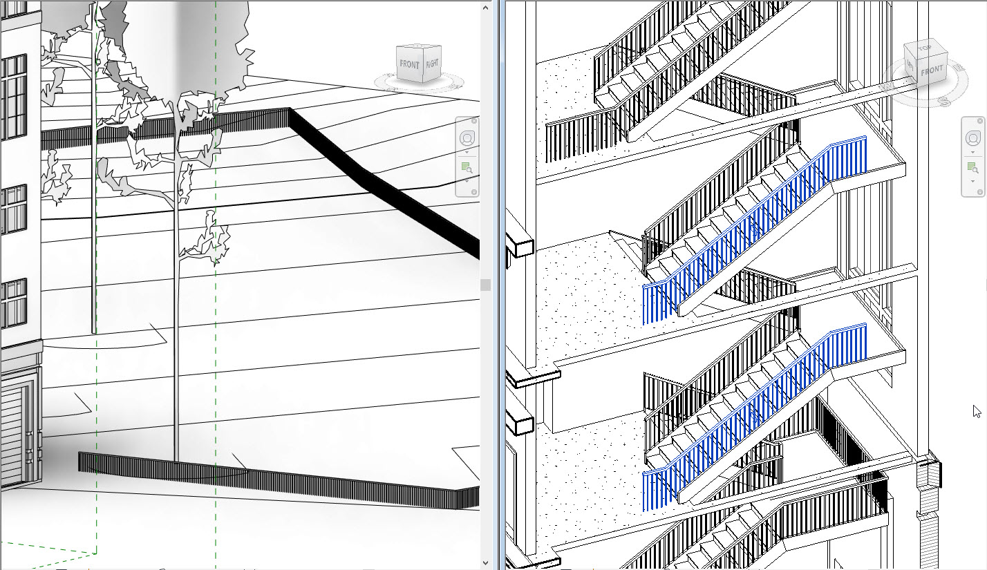 Ограждение Revit