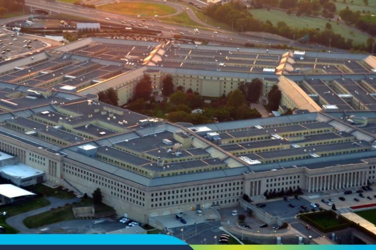 Overhead view of the Pentagon