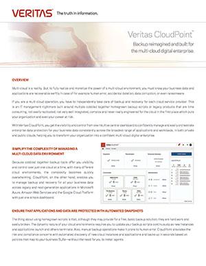 Thumbnail for CloudPoint Data Sheet