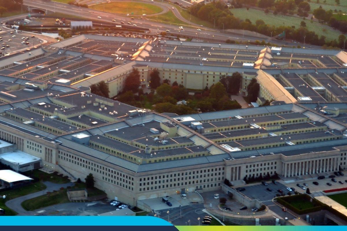 Overhead view of the Pentagon