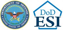Logo for DoD ESI and DoD Seal