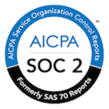 AICPA SOC2 Compliant (logo)